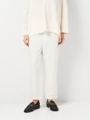Акція на Штани жіночі Massimo Dutti 5030561251p09 42 Білі від Rozetka
