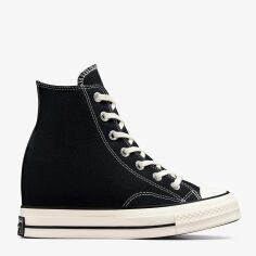 Акція на Жіночі кеди низькі Converse Chuck 70 Wedge A12563C 41 (9.5US) 26 см Чорні від Rozetka