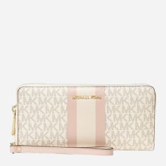 Акція на Гаманець жіночий зі штучної шкіри для карток Michael Kors 671649966 Білий від Rozetka