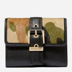 Акція на Гаманець жіночий зі штучної шкіри для карток Michael Kors 49901397 Чорний від Rozetka