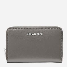 Акція на Гаманець шкіряний для карток Michael Kors 659429933 Сірий від Rozetka
