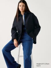 Акція на Куртка демісезонна жіноча Uniqlo 590210660 XL Синя від Rozetka