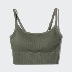 Акція на Топ жіночий Uniqlo 830666128 M Зелений від Rozetka