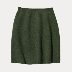 Акція на Спідниця міні осіння жіноча UNIQLO 629760020 S Зелена від Rozetka