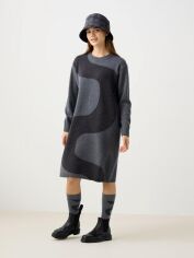 Акція на Сукня в'язана міді зимова жіноча Uniqlo 317117740 S Сіра від Rozetka