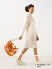 Акція на Сукня в'язана міді зимова жіноча Uniqlo 344601436 S Бежева від Rozetka