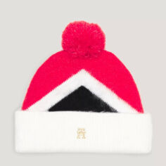 Акція на Шапка жіноча Tommy Hilfiger 714718232 One Size Різнокольорова від Rozetka