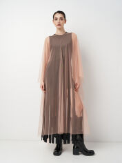 Акція на Футболка жіноча Zara 6531/894 M Бежева від Rozetka