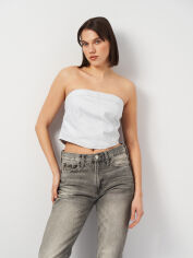 Акція на Футболка жіноча Zara 1889/168 XL Біла від Rozetka