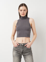 Акція на Футболка жіноча Zara 1750/180 M Сіра від Rozetka