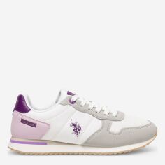 Акція на Жіночі кросівки U.S. Polo Assn ALTENA002 38 24 см Білі з сірим від Rozetka