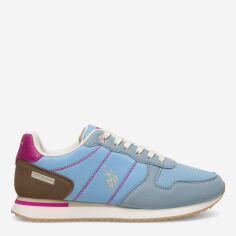 Акція на Жіночі кросівки U.S. Polo Assn ALTENA002 37 23 см Блакитні від Rozetka