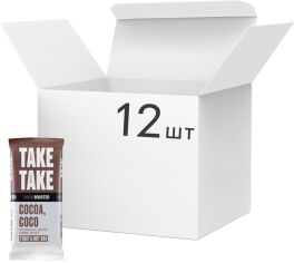 Акція на Упаковка батончиков горіхово-фруктових Take Take Mood Booster з какао та кокосом 46 г х 12 шт від Rozetka