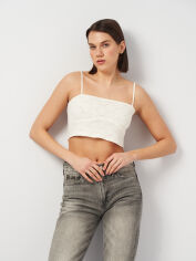 Акція на Футболка жіноча Zara 1067/158 L Біла від Rozetka