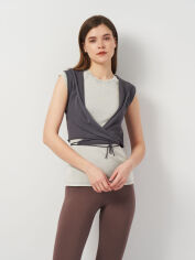 Акція на Футболка жіноча Zara 2142/138 S Сіра від Rozetka