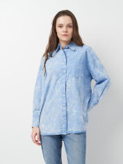 Акція на Сорочка жіноча Zara 8812/044 S Синя від Rozetka