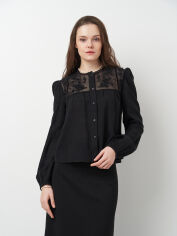 Акція на Сорочка жіноча Zara 8811/058 S Чорна від Rozetka