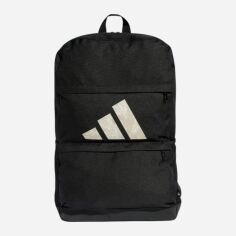 Акція на Рюкзак спортивний 23.5 л вміщує формат А4 Adidas Motion Logo IS7038 Black/Wonbei від Rozetka
