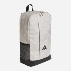 Акція на Рюкзак спортивний 18,5л вміщує формат А4 Adidas Lin Bp Mono JG1104 Wonalu/Orbgry/Black від Rozetka