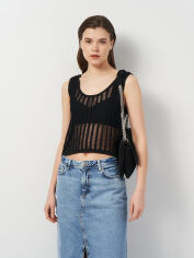 Акція на Футболка жіноча Zara 2121/800 M Чорна від Rozetka