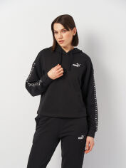 Акція на Худі жіноче Puma Ess Tape Comfort Crop Hoodie Tr 68501101 M Black від Rozetka