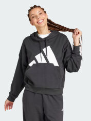 Акція на Худі жіноче Adidas W Bl Ft Hd JN1845 XL Black/White від Rozetka
