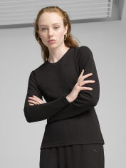 Акція на Лонгслів довгий жіночий Puma Her SliFit Longsleeve 68505501 S Black від Rozetka
