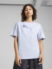 Акція на Футболка бавовняна жіноча Puma Her Graphic Relaxed Tee 68505447 S Cool Weather від Rozetka