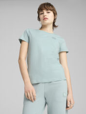 Акція на Футболка бавовняна жіноча Puma Ess Elevated Tee 68501667 L Modern Mint від Rozetka