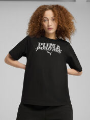 Акція на Футболка бавовняна жіноча Puma Class Relaxed Tee 68503101 S Black від Rozetka