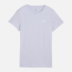 Акція на Футболка бавовняна жіноча Puma Ess Small No. 1 Logo Tee (S) 68237347 XS Cool Weather від Rozetka