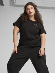 Акція на Футболка бавовняна жіноча Puma Ess Small No. 1 Logo Tee 68237201 S Black від Rozetka