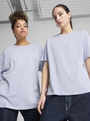 Акція на Футболка бавовняна оверсайз жіноча Puma Ess Relaxed Tee 68497147 XS Cool Weather від Rozetka