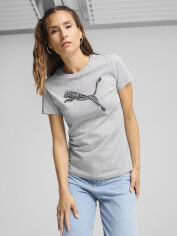 Акція на Футболка бавовняна жіноча Puma Mass Merchants Tee 68520504 XXS Light Gray Heather від Rozetka
