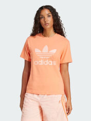 Акція на Футболка бавовняна жіноча Adidas Originals Trefoil Tee JD3138 XL Semcor від Rozetka