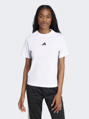 Акція на Футболка бавовняна жіноча Adidas W 3S Sj T JD0844 2XS White/Black від Rozetka