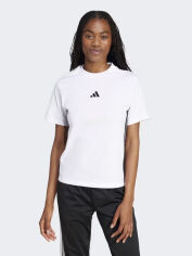 Акція на Футболка бавовняна жіноча Adidas W 3S Sj T JD0844 L White/Black від Rozetka