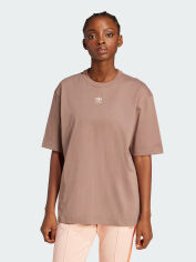 Акція на Футболка бавовняна оверсайз довга жіноча Adidas Originals Ess Boyfr Tee JJ3390 XXS Trabrn від Rozetka