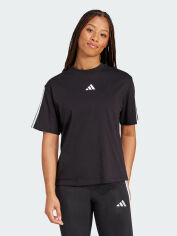 Акція на Футболка бавовняна жіноча Adidas W 3S Sj Bf T JC5960 S Black/White від Rozetka