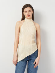 Акція на Футболка жіноча Zara 2198/103 S Жовта від Rozetka