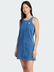 Акція на Сарафан джинсовий жіночий Adidas Originals Denim 3S Dress JD2580 M Inddnm від Rozetka