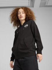 Акція на Толстовка на блискавці з капюшоном жіноча Puma Class Relaxed Full-Zip Hoodie Tr 68503301 S Black від Rozetka