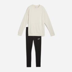 Акція на Спортивний костюм жіночий Puma Relaxed Sweat Suit Tr 63153987 L Alpine Snow від Rozetka