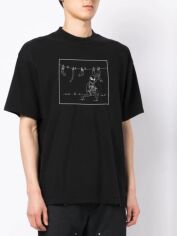 Акція на Футболка бавовняна довга чоловіча Trace of Space TOSB20029 L Чорна з принтом від Rozetka