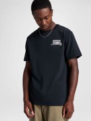 Акція на Футболка бавовняна довга чоловіча Converse Cons Wasp Tee White 10027351-001 M Black від Rozetka