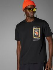 Акція на Футболка бавовняна довга чоловіча Adidas Terrex Disney National Gegraphic Uf Aeroready Graphic JD5964 S Чорна з принтом від Rozetka