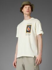 Акція на Футболка бавовняна довга чоловіча Adidas Terrex Disney National Gegraphic Uf Aeroready Graphic JD5962 2XL Айворі з принтом від Rozetka