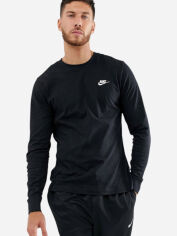 Акція на Лонгслів чоловічий Nike M Nsw Club Tee - Ls AR5193-010 XL Чорний від Rozetka