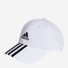 Акція на Кепка Adidas Bball 3S Cap Ct II3509 OSFL 60 White/Black (4066763585860 ) від Rozetka