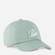 Акція на Кепка жіноча Puma Ess Script Logo Dad Cap 02599603 M Green Moon від Rozetka